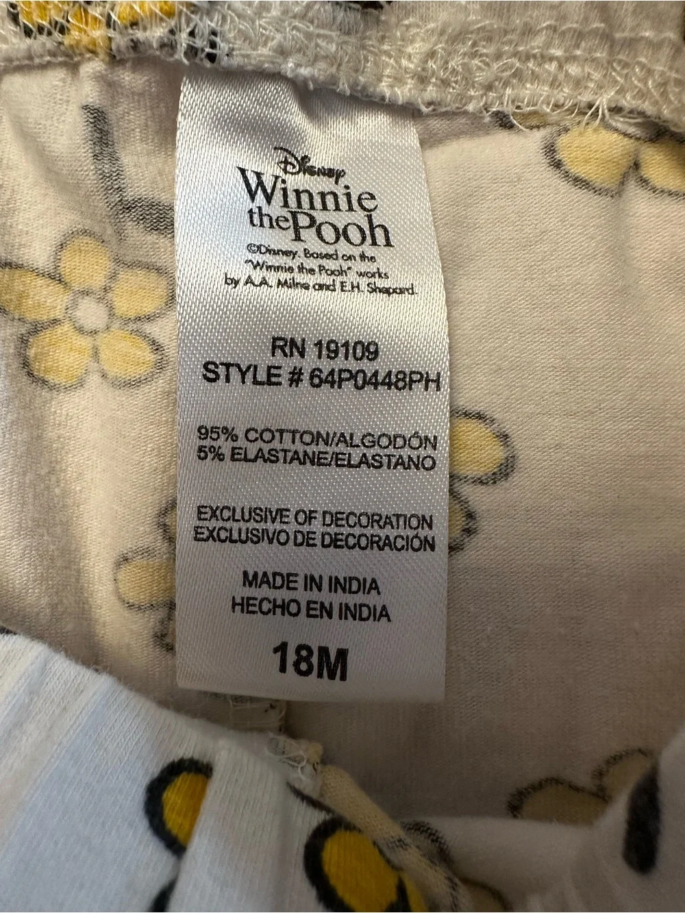 🍯 Disney Winnie the Pooh & Piglet 2-Piece Outfit 18M 🌼✨